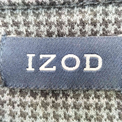 アイゾッド IZOD 千鳥格子 L/S ポロシャツ メンズ import:L