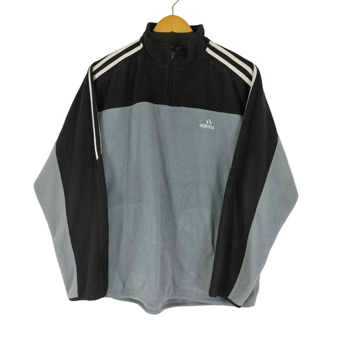 アディダス adidas 00S パフォーマンスロゴ刺繍 ハーフジップフリースプルオーバー メンズ XO