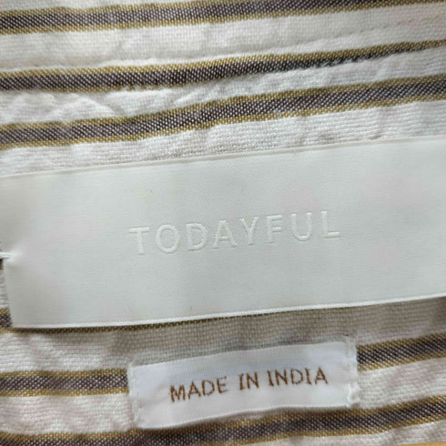 トゥデイフル TODAYFUL Stripe Shirts Dress レディース JPN:36