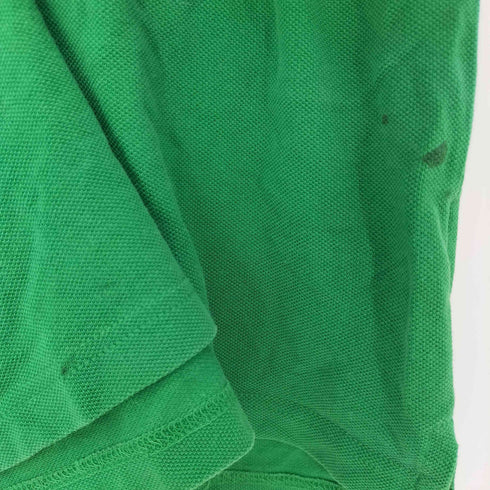 ラコステライブ Lacoste Live ペルー製 ロゴワッペン 鹿の子ポロシャツ メンズ