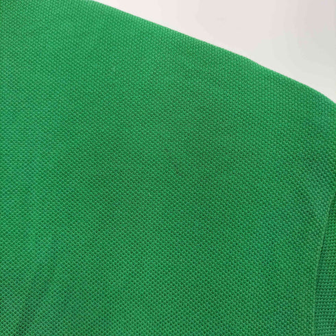 ラコステライブ Lacoste Live ペルー製 ロゴワッペン 鹿の子ポロシャツ メンズ