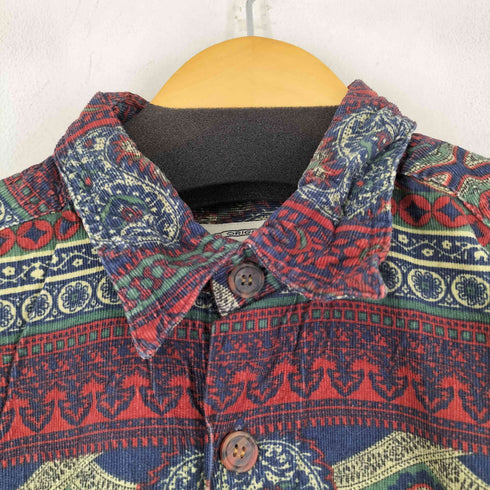 MCNEAL L/S 総柄 コーデュロイ シャツ メンズ