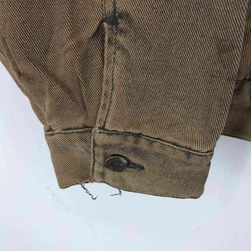 ウールリッチ WOOLRICH 90S 裏地ブランケット デニムトラッカージャケット メンズ import:L