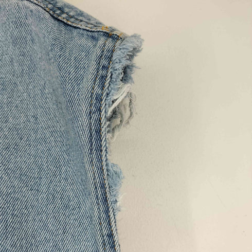 エディーバウアー Eddie Bauer 90S 白タグ デニムベスト レディース JPN:XL