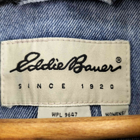 エディーバウアー Eddie Bauer 90S 白タグ デニムベスト レディース JPN:XL
