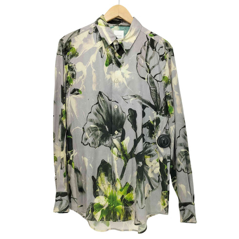ポールスミス Paul Smith 24AW Painted Leaf ペインテッド リーフ シャツ メンズ import:M