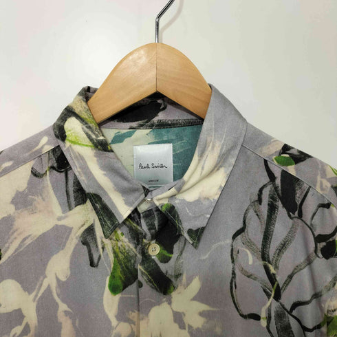 ポールスミス Paul Smith 24AW Painted Leaf ペインテッド リーフ シャツ メンズ import:M