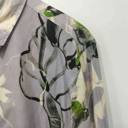 ポールスミス Paul Smith 24AW Painted Leaf ペインテッド リーフ シャツ メンズ import:M