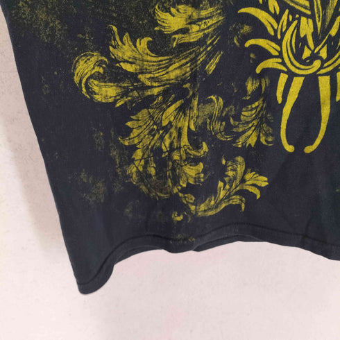 ギルダン GILDAN スカルプリント クルーネックカットソー メンズ import:L