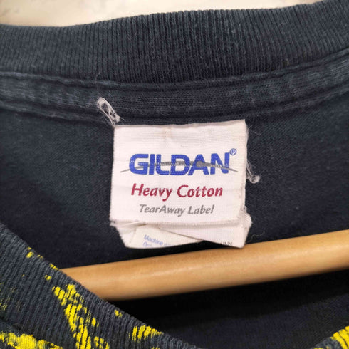 ギルダン GILDAN スカルプリント クルーネックカットソー メンズ import:L