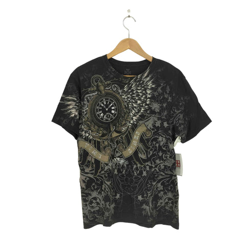 XAR 全面プリントクルーネックカットソー Y2K メンズ import:XL