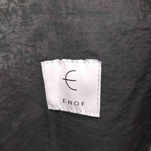 ENOF バンドカラー シアー シャツ レディース import:L