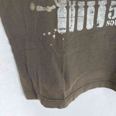 TRN MILITARY PROJECT フロントプリント クルーネックカットソー Y2K メンズ import:M