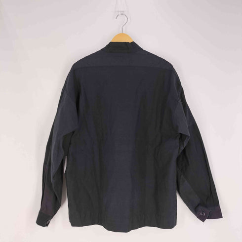 PHOEBE ENGLISH 異素材切替 コットンシャツ メンズ import:L