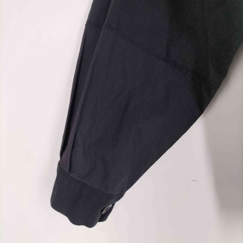 PHOEBE ENGLISH 異素材切替 コットンシャツ メンズ import:L