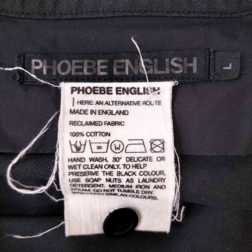 PHOEBE ENGLISH 異素材切替 コットンシャツ メンズ import:L