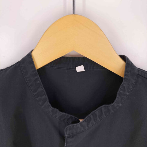 ムジルシリョウヒン 無印良品 ストレッチ高密度織りロングシャツ メンズ S-M