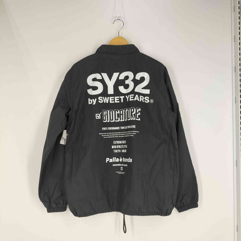エスワイサーティトゥー SY32 by SWEET YEARS バックプリント コーチジャケット メンズ import:L