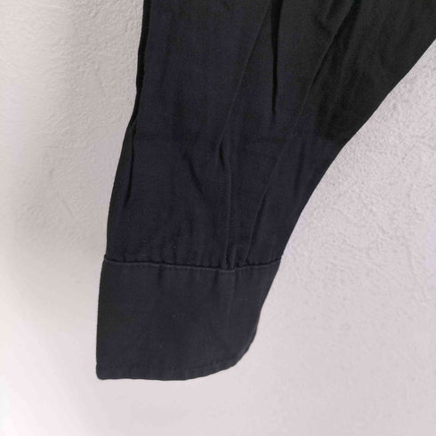 BLACK 襟装飾 スナップボタンシャツ Y2K メンズ