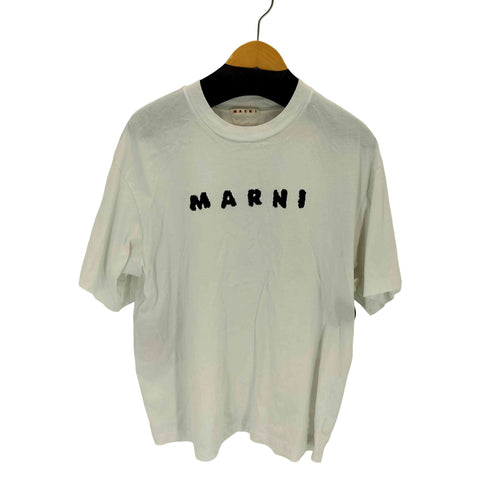 マルニ MARNI ロゴプリントクルーネックTシャツ メンズ 44
