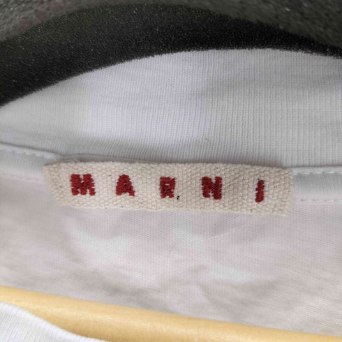 マルニ MARNI ロゴプリントクルーネックTシャツ メンズ 44