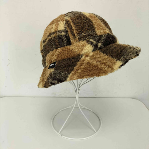 ステューシー Stussy SHERPA FLEECE BELL BUCKET HAT メンズ L/XL
