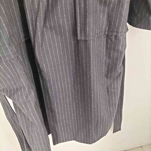 ON O FF by TTAGGG ウール混 ストライプコート import メンズ import:M