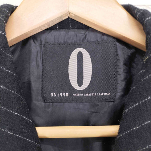 ON O FF by TTAGGG ウール混 ストライプコート import メンズ import:M