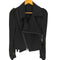 ヨウジヤマモト Yohji Yamamoto COLLECTIONS 25SS SEETING CLOTH BIG LAPEL BIKER JACKET セッティング クロス ビッグラペル バイカー ジャケット レディース JPN:1
