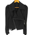 ヨウジヤマモト Yohji Yamamoto COLLECTIONS 25SS SEETING CLOTH BIG LAPEL BIKER JACKET セッティング クロス ビッグラペル バイカー ジャケット レディース JPN:1
