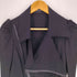 ヨウジヤマモト Yohji Yamamoto COLLECTIONS 25SS SEETING CLOTH BIG LAPEL BIKER JACKET セッティング クロス ビッグラペル バイカー ジャケット レディース JPN:1