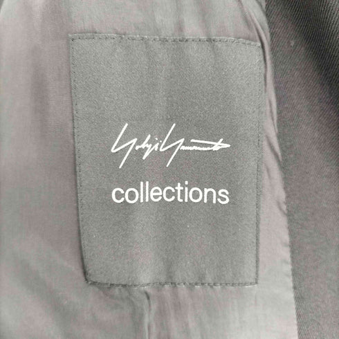 ヨウジヤマモト Yohji Yamamoto COLLECTIONS 23AW AIRY MOSSER B COLLAR FLARE COAT エアリーモッサー Bカラーフレアコート レディース JPN:1