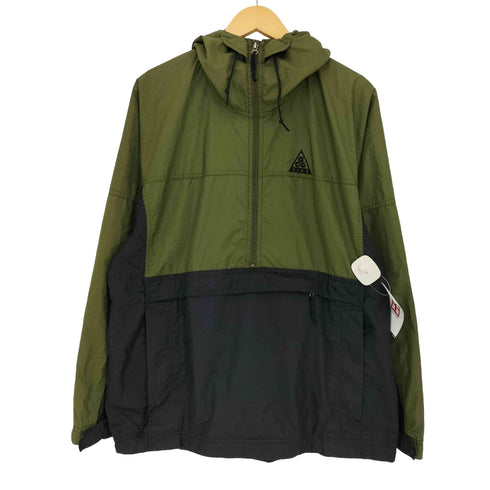 ナイキエーシージー NIKE ACG 05aw ロゴ刺繍 パッカブル アノラックパーカー オリーブ メンズ import:S