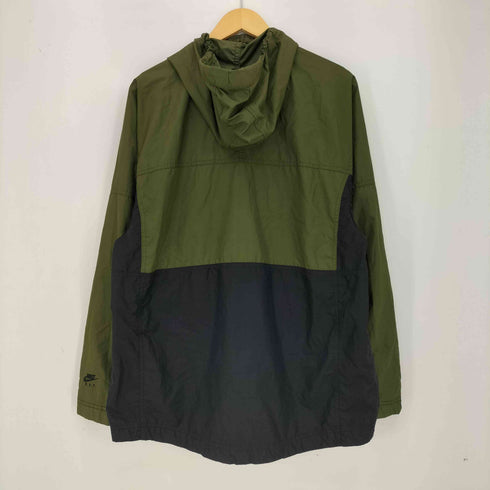 ナイキエーシージー NIKE ACG 05aw ロゴ刺繍 パッカブル アノラックパーカー オリーブ メンズ import:S