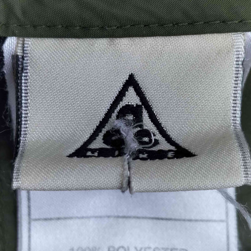 ナイキエーシージー NIKE ACG 05aw ロゴ刺繍 パッカブル アノラックパーカー オリーブ メンズ import:S