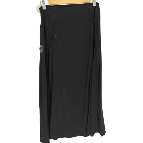 ヨウジヤマモト Yohji Yamamoto COLLECTIONS 25SS Ry WRINKLED LAWN R POCKET SKIRT Ry シワ加工ローン R ポケットスカート レディース JPN:1