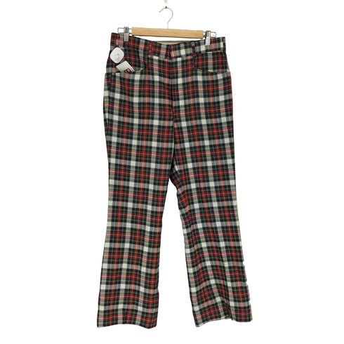 70-80s ロケットTALON チェック柄 パンツ メンズ