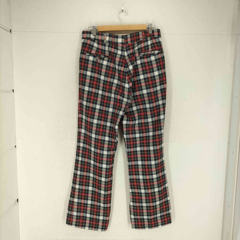 70-80s ロケットTALON チェック柄 パンツ メンズ
