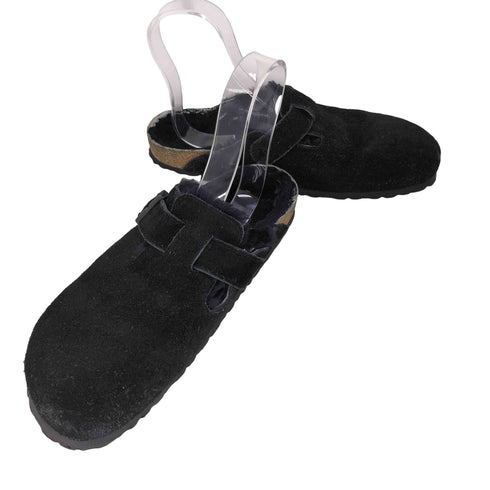 ビルケンシュトック BIRKENSTOCK BOSTON SHEARLING ボストンシアリング スエードレザーサンダル メンズ EUR:43