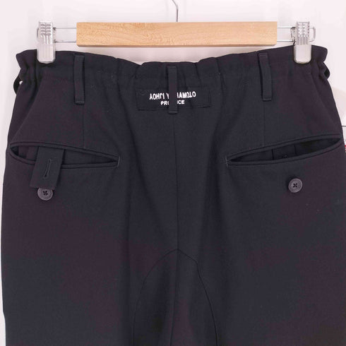 ヨウジヤマモトプールオム Yohji Yamamoto POUR HOMME 21AW Wolle Button Design beschnitten Pants Wolle ボタン デザイン ベシュニッテン パンツ メンズ JPN:2