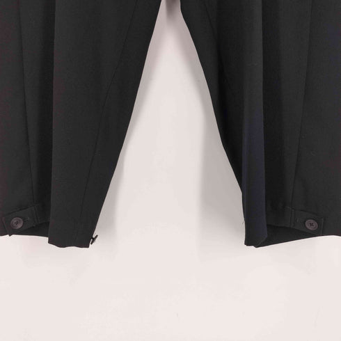 ヨウジヤマモトプールオム Yohji Yamamoto POUR HOMME 21AW Wolle Button Design beschnitten Pants Wolle ボタン デザイン ベシュニッテン パンツ メンズ JPN:2