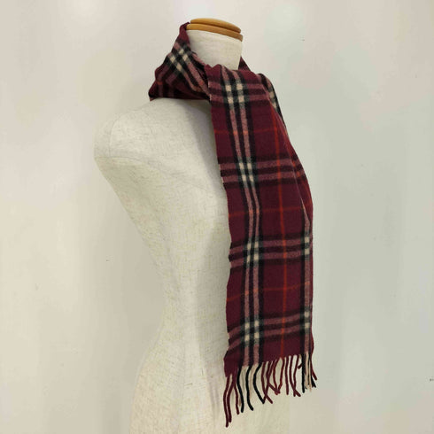 バーバリーズ BURBERRYS 100% LAMBWOOL ノバチェック マフラー レディース