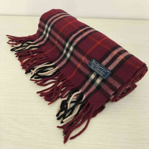 バーバリーズ BURBERRYS 100% LAMBWOOL ノバチェック マフラー レディース