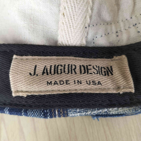 J AUGUR DESIGN MADE IN USA 再構築 パッチワーク 6パネルキャップ メンズ