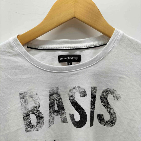セマンティックデザイン semanticdesign Y2K basis L/S クルーネックTシャツ メンズ JPN:L