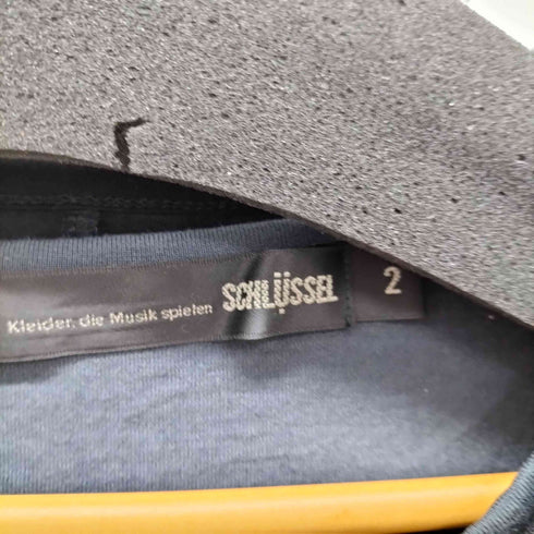 シュリセル SCHLUSSEL レーヨン ドレープ フェイクレイヤード カットソー メンズ JPN:2