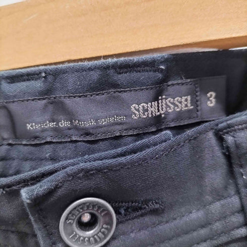 シュリセル SCHLUSSEL Y2K コーティング 5Pポケットパンツ メンズ JPN:3