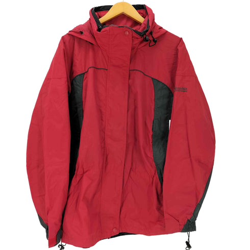 コロンビアスポーツウェア Columbia Sportswear 90S バイカラー スイッチング マウンテン パーカー ジャケット ビックサイズ 裾ドローコード ダブルジップ メンズ WOMENS XL