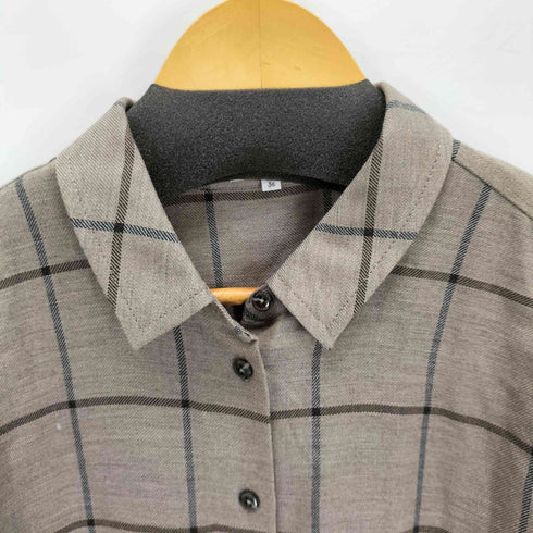 マッキントッシュフィロソフィー MACKINTOSH PHILOSOPHY ウインドウペンチェックシャツワンピース レディース 36