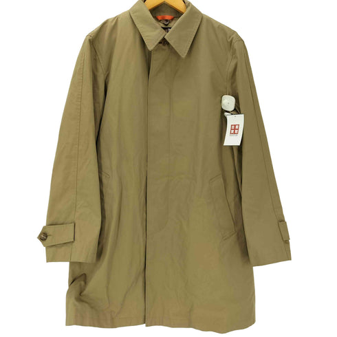 ポールスミスロンドン Paul Smith LONDON Balmacaan Coat 裏地ストライプ ライナー付き 比翼 バルマカーン ステンカラー コート メンズ import:L